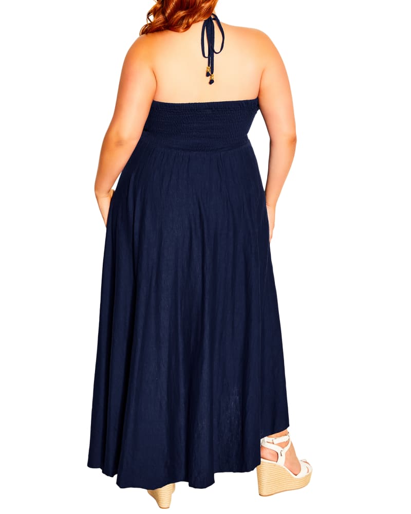 Plus Size Navy Kimberly Summer Night Out Dress Navy